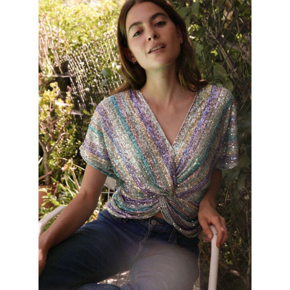 Sailor Sequin Top